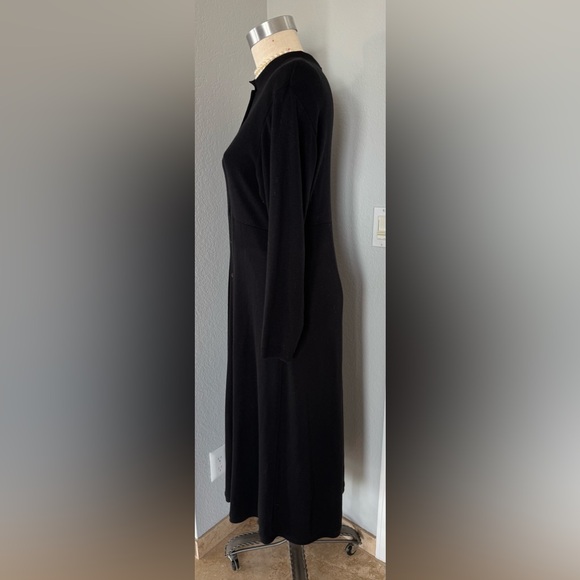 Black Cardigan or Dress Coldwater Creek PL - Picture 5 of 11